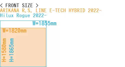 #ARIKANA R.S. LINE E-TECH HYBRID 2022- + Hilux Rogue 2022-